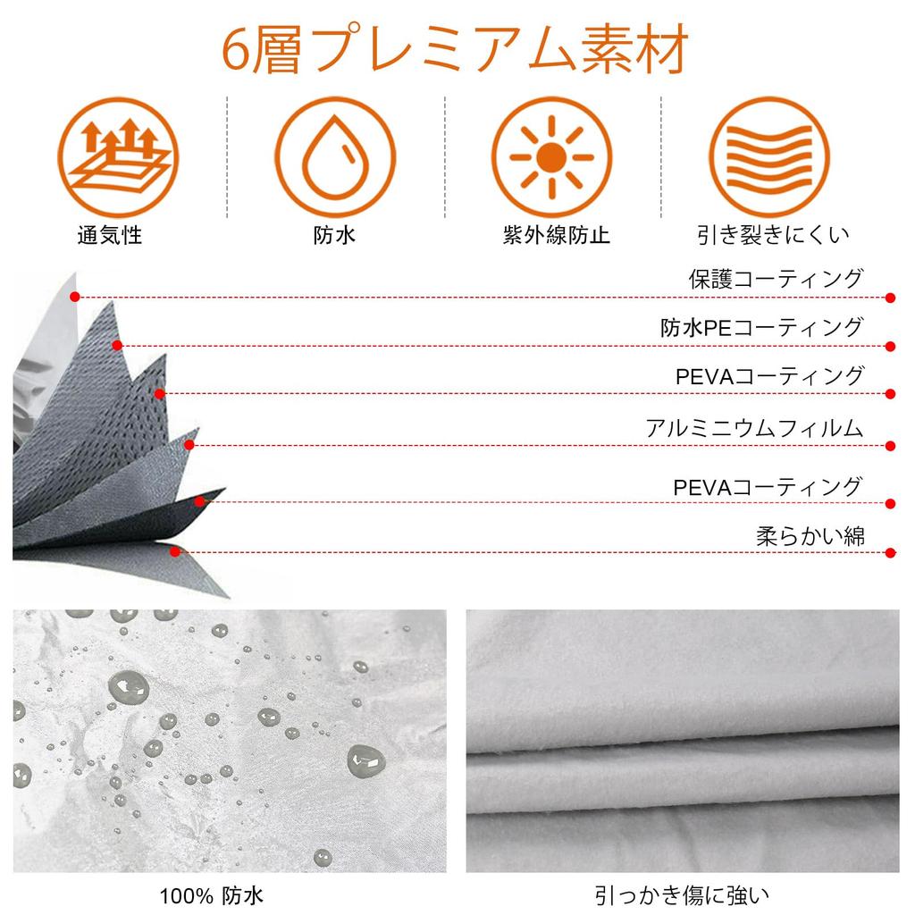 Tusamika Car Cover, For Nissan Notebook 2005-2024, Fleece-Lined Body Cover, Car Cover, Thick Oxford,