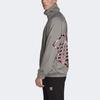 adidas Originals Trefoil Logo Print Sports Stand-Collar Jacket Men Jacket Grey FS7332
