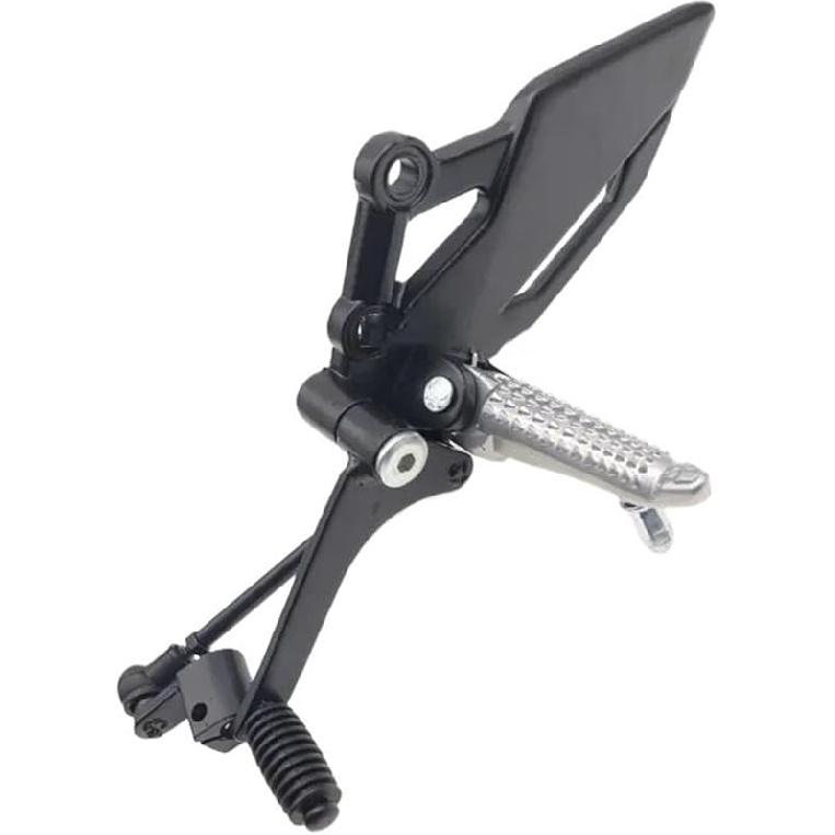 Motorcycle Left Or Right Rear Foot Peg Brake Pedal Footrest Bracket Compatible With 250/300 NINJA EX250R Z250 Z300(1pc R Black Footbrak)