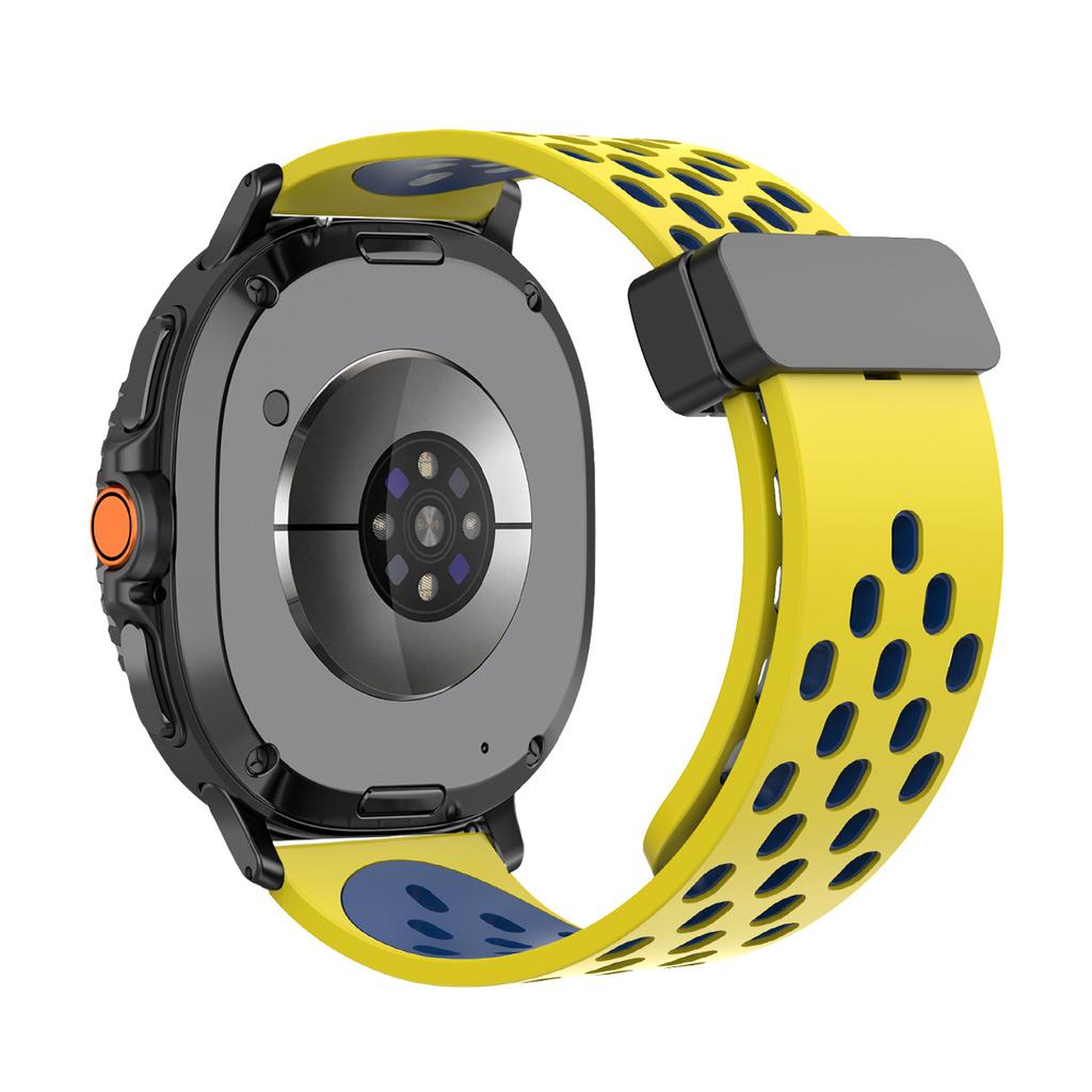 Magnetický řemínek pro Samsung Galaxy Watch 8 Classic 46mm Silikonový Sportovní Prodyšný Correa Náramek Galaxy Watch 8 44mm 40mm Řemínek