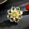 Fashion Crystal Flower Brooch Pin Rhinestone Brooches Party Jewelry Wedding Gift