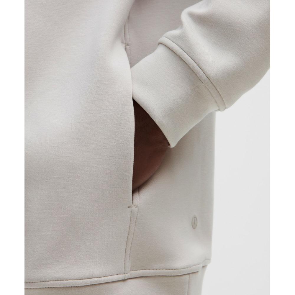 Lululemon Smooth Spacer Classic Fit Pullover Hoodie Dove Grey