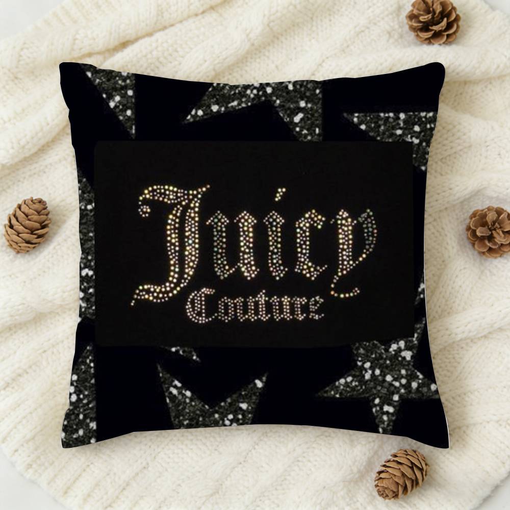 JJUICY CCOUTURE Doublesided Printed Square Decorative Cushion Cover for Sofa Living Room Home Decor