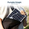 8 Watt Solar Panel - IPX6 Waterproof 5 Volt Mono line Solar Panel 19% High Efficiency Type-C Fast Charging Portable Solar Panel for Smart Phone
