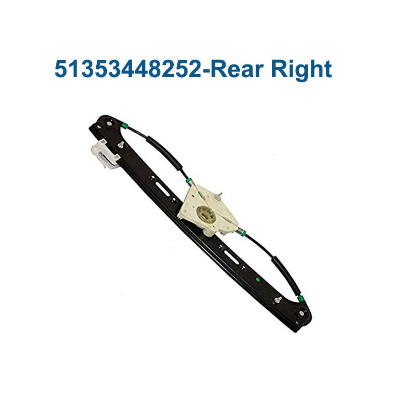 51353448251 51353448252 Rear Left Rear Right Window Lifter Window Regulator without Engine for BMW X3 E83