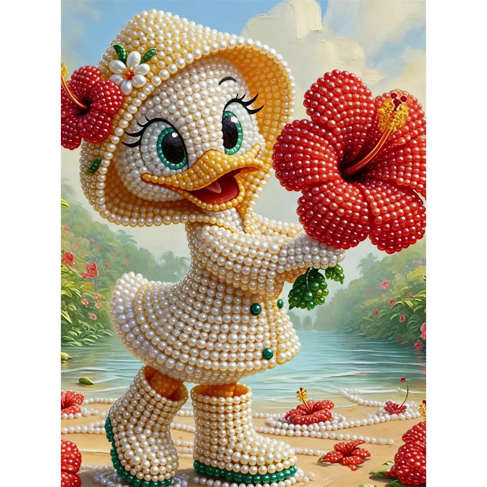 

Disney Daisy Pearl Painting Is An Exquisite Pearl Decoration Craft It Is Not Only A Good Gift But Also Suitable As A Home Decoration 35x45cm