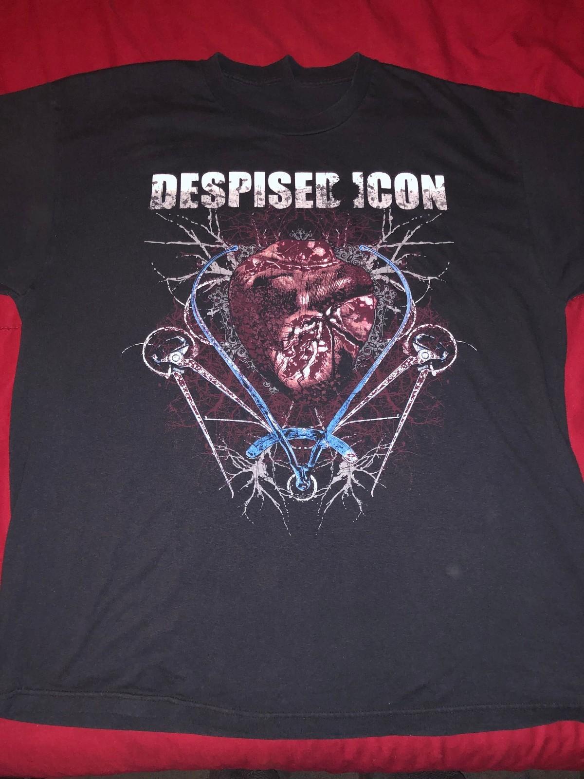 Despised Icon Early 2000s Metal Hard Rock Band Concert Tour T Shirt BL1525 L