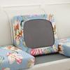 Printed Elastic Sofa Seat Cushion Cover For Living Room Furniture Protector L-shaped Armchair Stretch Seat Cushion Slipcover