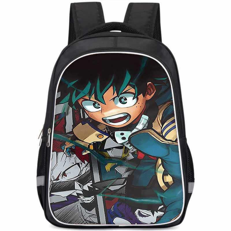 My Hero Academia Large Capacity Lightweight Oxford Fabric Backpack For Kids