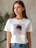 Jimin (Bts) bedrucktes Baumwoll-T-Shirt