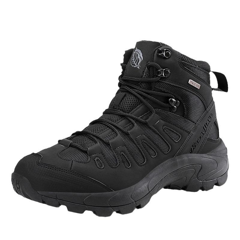 Foreign Trade New Hiking Shoes Men's Large Size Military Boots Breathable Non-slip Tooling Shoes Outdoor Camping Desert Off-road Hiking Shoes