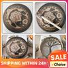 Vegan Shaman Drum Handmade Crafts Alchemical Moon Drum Desktop Ornament Sound Healing Tool for Spiritual Music Meditation