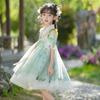 Spring 2025 Girls' Hanfu Dress - Fairy Tang Suit, Children's National Style, Chinese Spring Collection