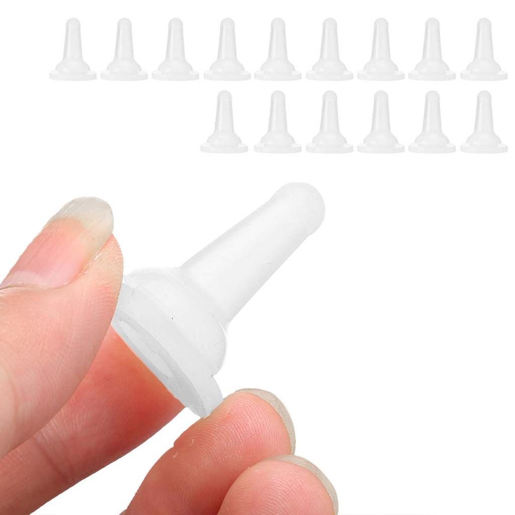 15Pcs Pet Cat Dog Silicone Safety Soft Nurse FeedingBottle Feeder Nipple Accessory