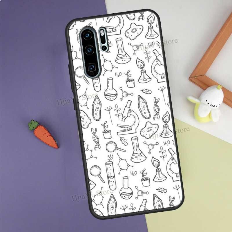 Biologie und Chemie Hülle für Huawei P30 Lite P10 P40 P20 Pro Mate 10 Lite 20 30 Pro P Smart Z 2019 Hülle