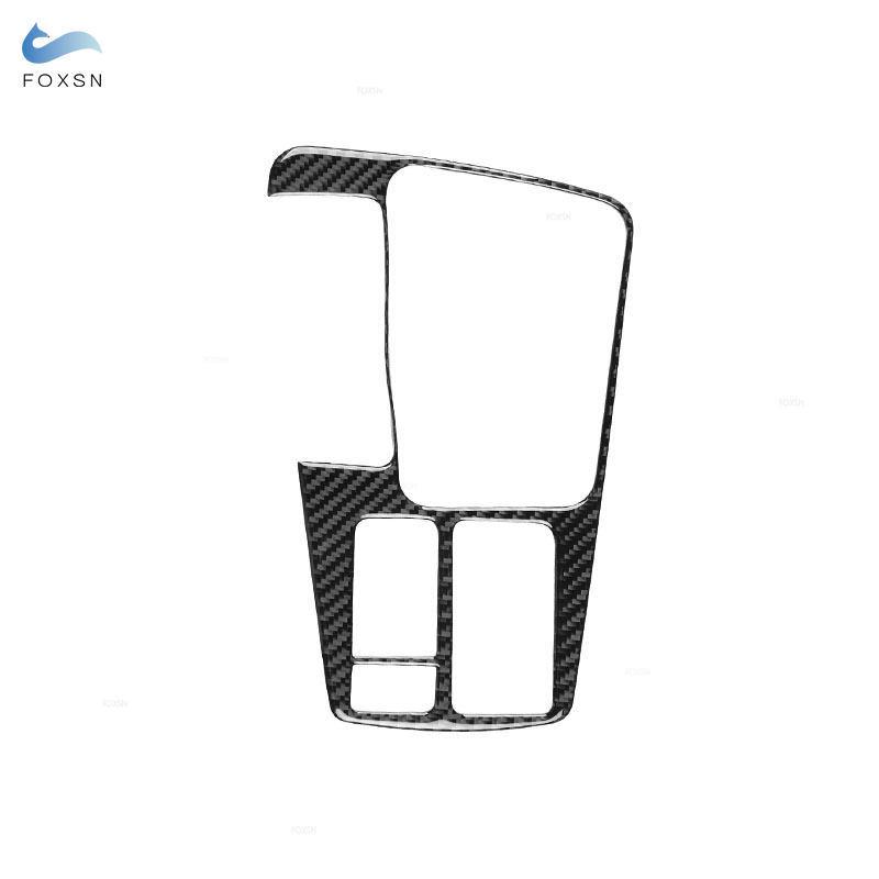 For Seat Leon 2017 2018  Soft Carbon Fiber Car Styling Interior Center Console Gear Shift Panel Frame Cover Trim LHD/RHD