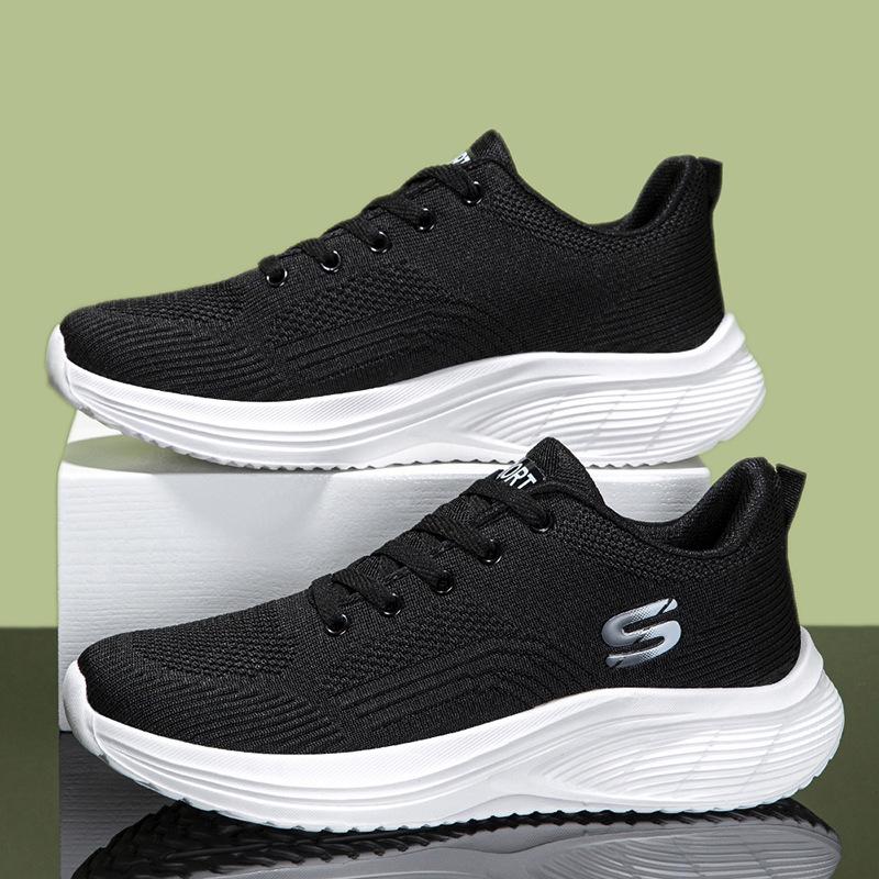 

Мужская обувь, спортивная обувь, дышащая обувь из материала Flyknit, одинаковая повседневная обувь для мужчин и женщин, модная, удобная и универсальная спортивная обувь для мужчин 36