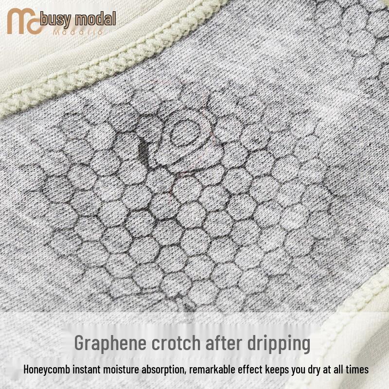 Women's Modal High-Waist Antibacterial Seamless Underwear 4-Pack