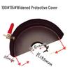 Thickened Angle Grinder Dust Guard for 100/125 Type Wheels