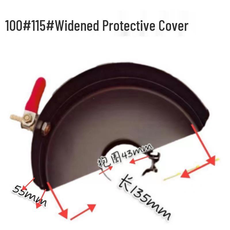 Thickened Angle Grinder Dust Guard for 100/125 Type Wheels