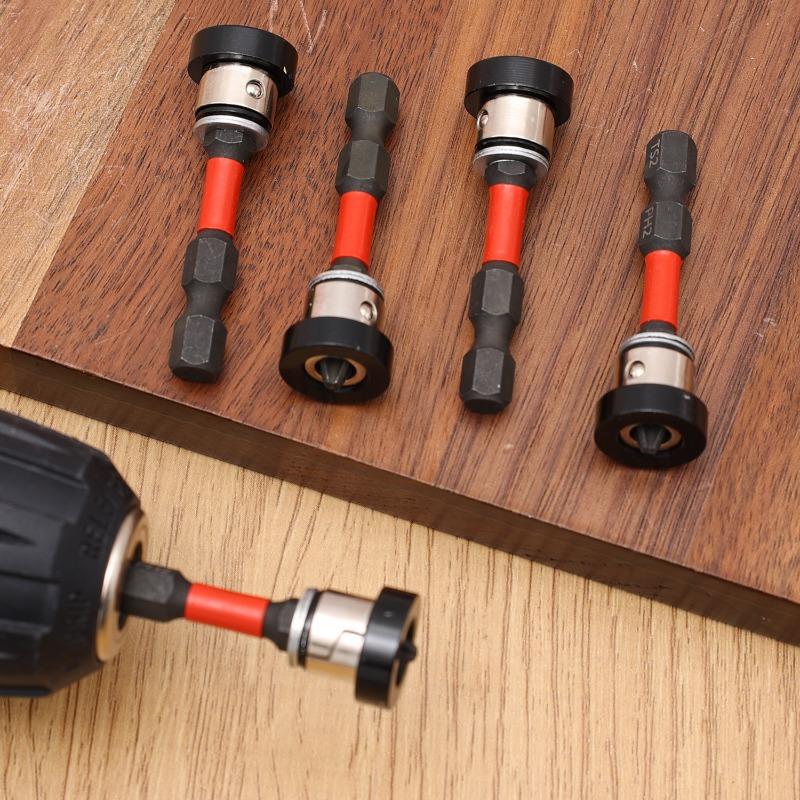 10/1x Magnetic Positioning Screwdriver Bits S2 Drywall Screw for Plasterboard Gypsum Board Locating Bit Batch Head Drilling Tool