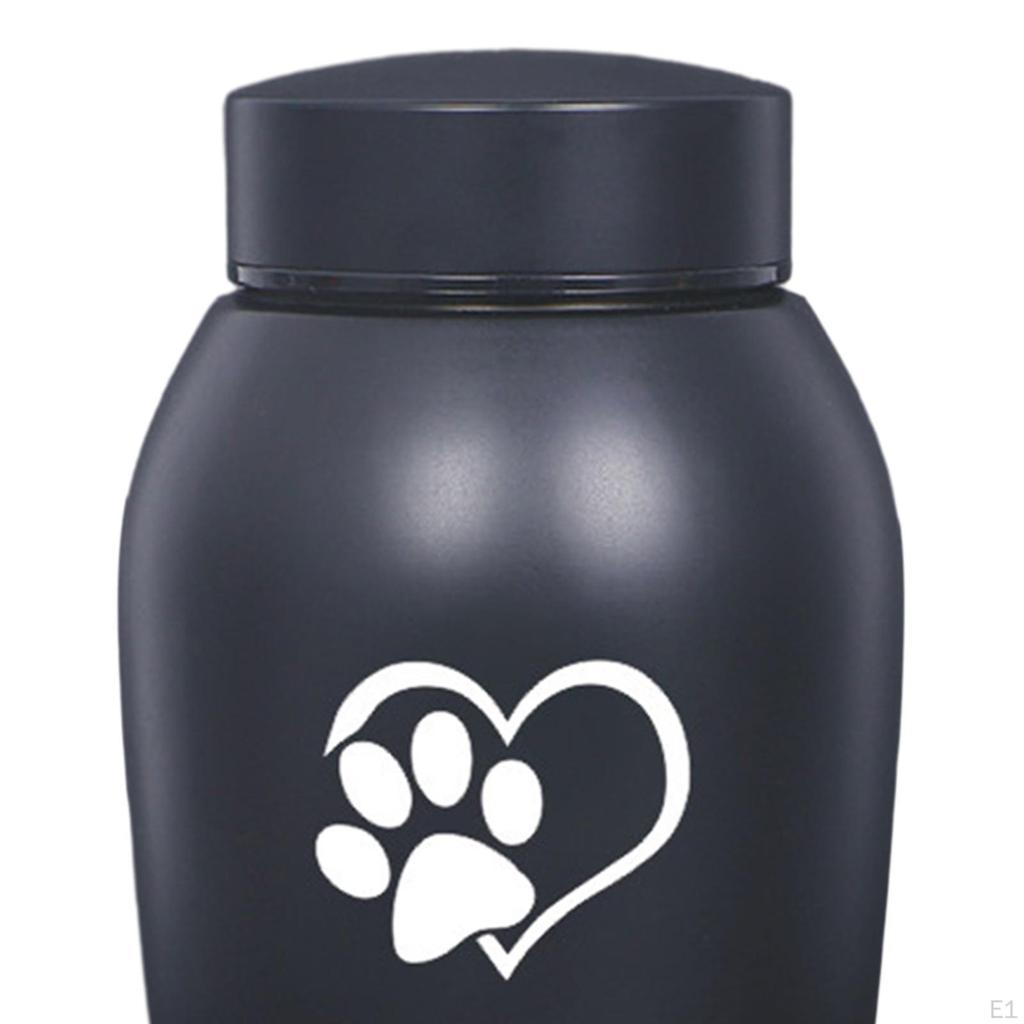 Dog Cat Ashes Stainless Steel Pet Urn Funeral Cremation Burial Memorial Keepsake Box Kitty