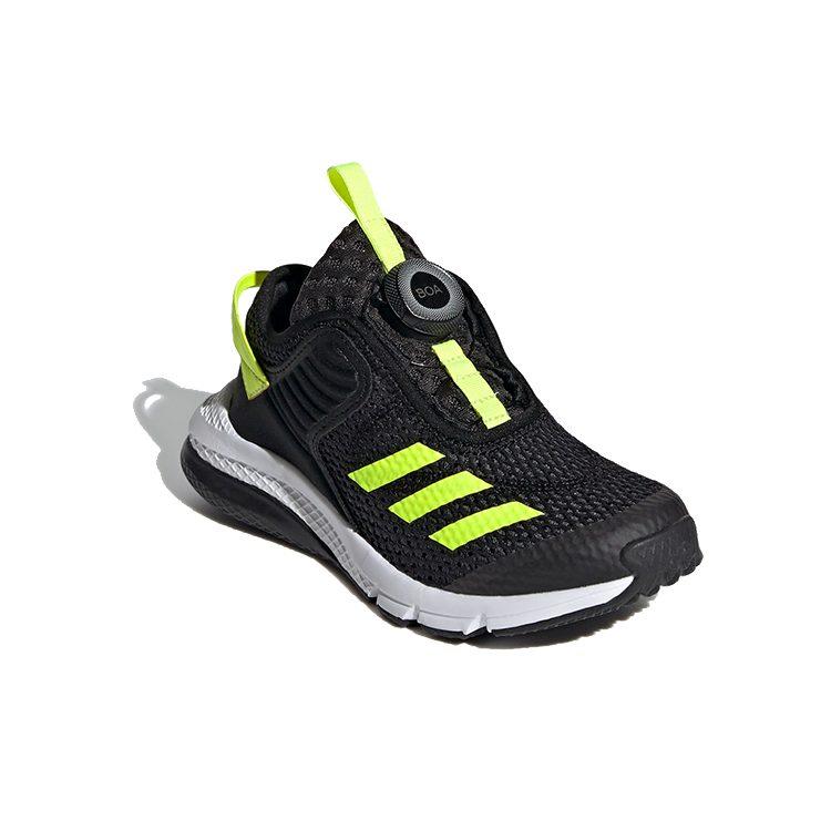 adidas Activefle Boa Abriebfeste Niedrige Laufschuhe Schwarz Grün Kinder FY0280