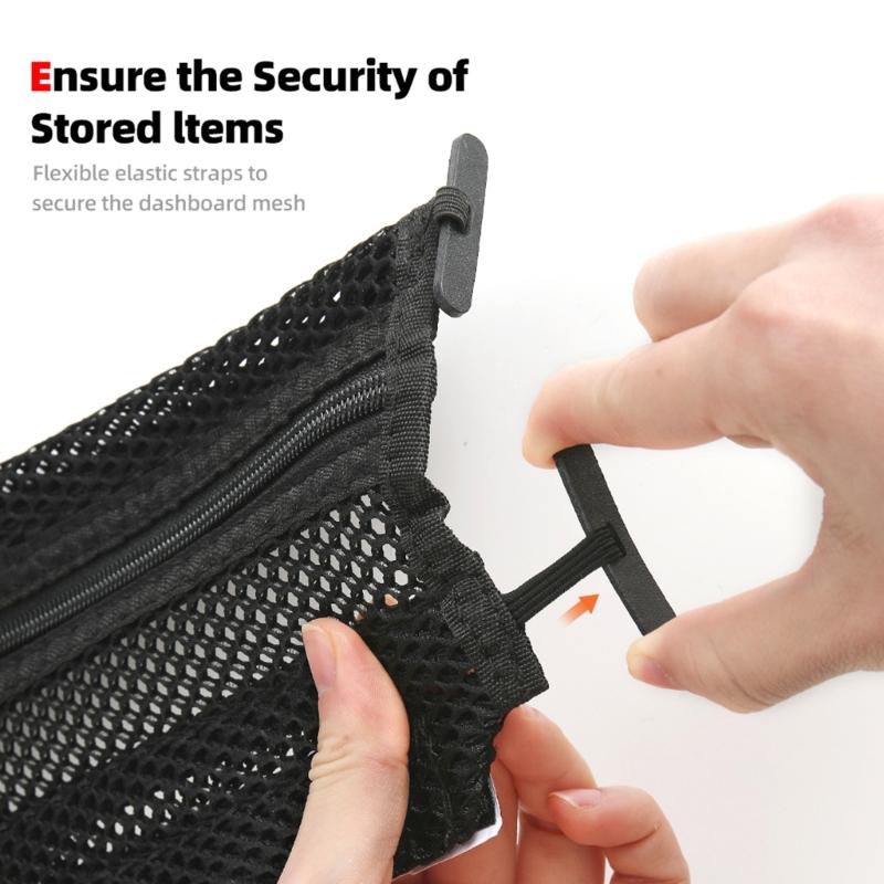 2pcs Storage Net Replace 715003129 for Defender Storage Cargo Net Multi Compartment Organizing Net Easy Access