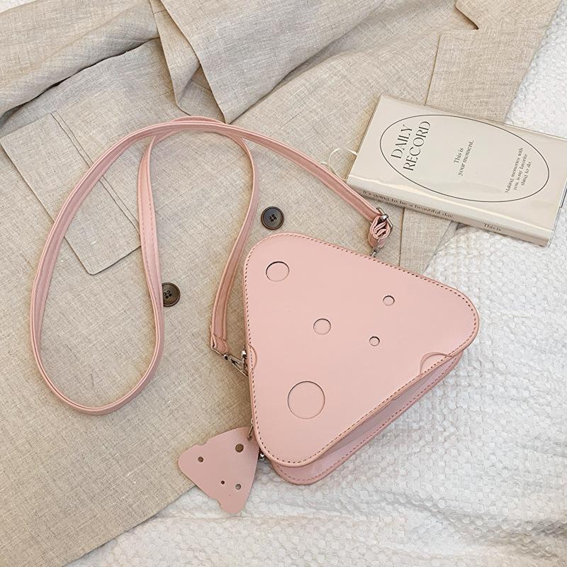 Foreign Style Simple And Fashionable Small Bag Women'S 4 Cheese Bag Triangular Messenger Bag Women'S Bag