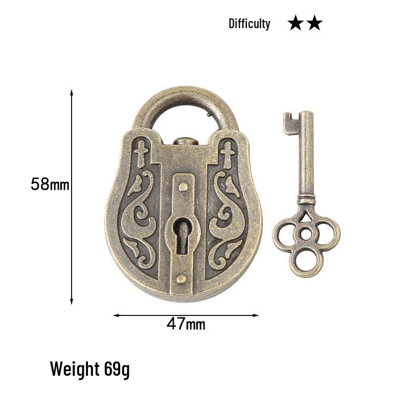 Intelligence Puzzle Zinc Alloy Disentanglement Rings - Unlock Nine Linked Rings Kongming Luban Lock Educational Toy