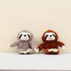 Cute Plush Monkey Keychain Adorable Long Arm Soft Toy Hanging Decoration For Bags