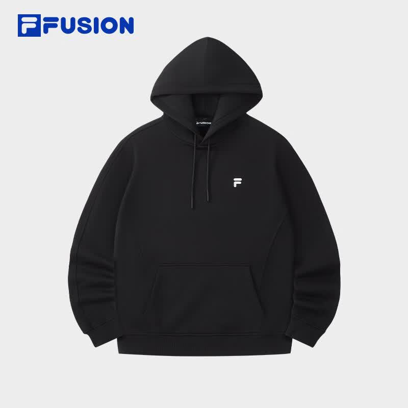 Fila FUSION 2025 Fall Unisex Pure Cotton Hooded Sweatshirt
