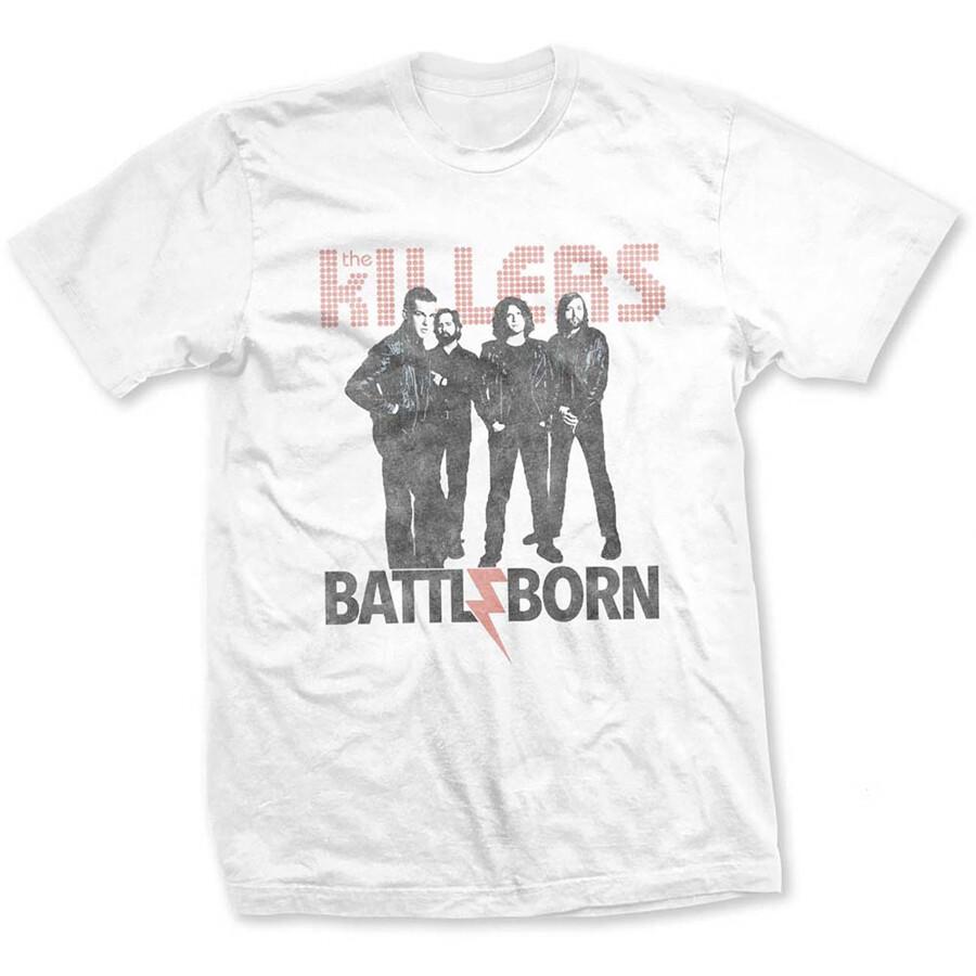 The Killers-Battle Born-White T-shirt M