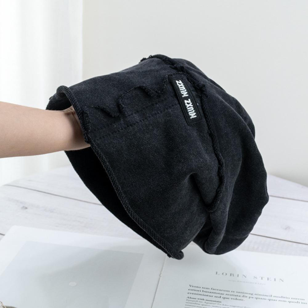 Vintage Wasteland Pullover Cap Cotton Loose Beret Casual Washed Beanie Streetwear