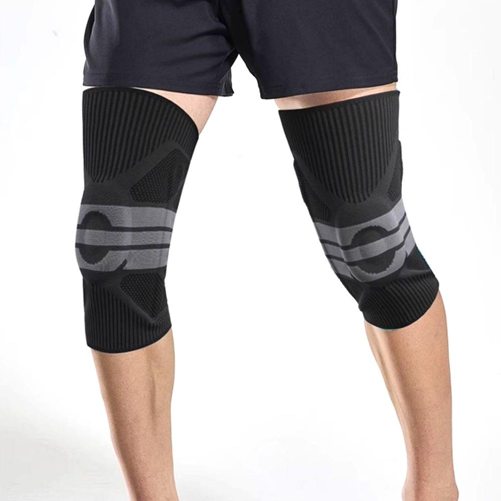 1Pc Plus Size Knee Brace For Women And Men, Knee Sleeve With Patella Pad & Side Stabilizers, Compression Support For Acl/Pcl