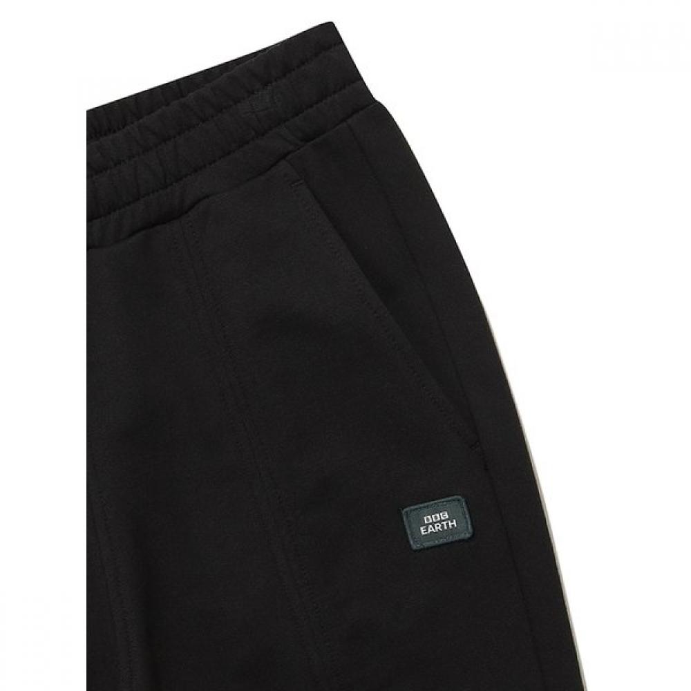 Woman Bootcut Pants Wrinkle  Black 
