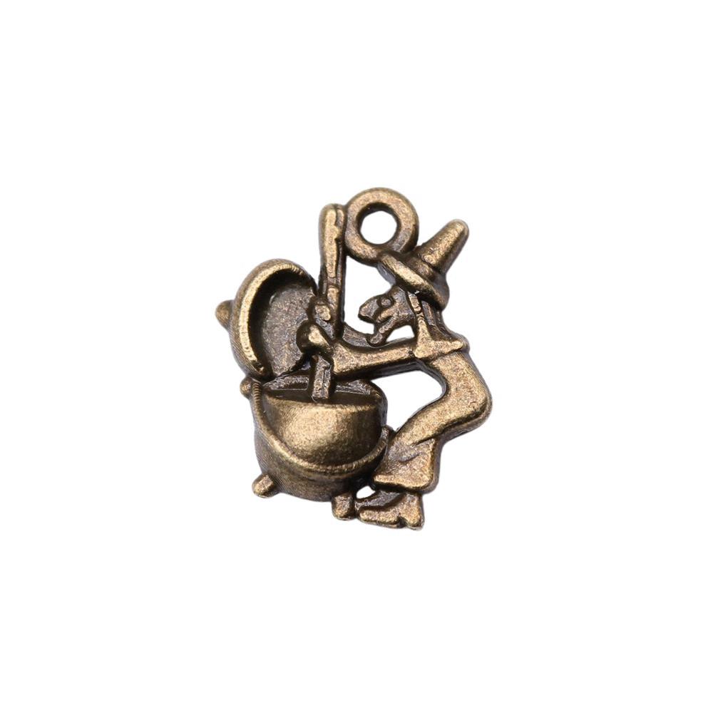 Halloween Day Charms Antique Alloy Magic Pendants For Dentist Themed Jewelry Making