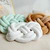 1pc Knotted Throw Pillow, Sofa Backrest Cushion Pillows, Decorative Knotted Pillows, for Bed Sofa Bedroom Home Decor