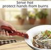 Multi-Purpose Anti-Scald Tool for Bowls, Plates, Pans, Serving As Holder, 2 Counts Hot Plate Gripper, Clip In Kitchen Red & Green.