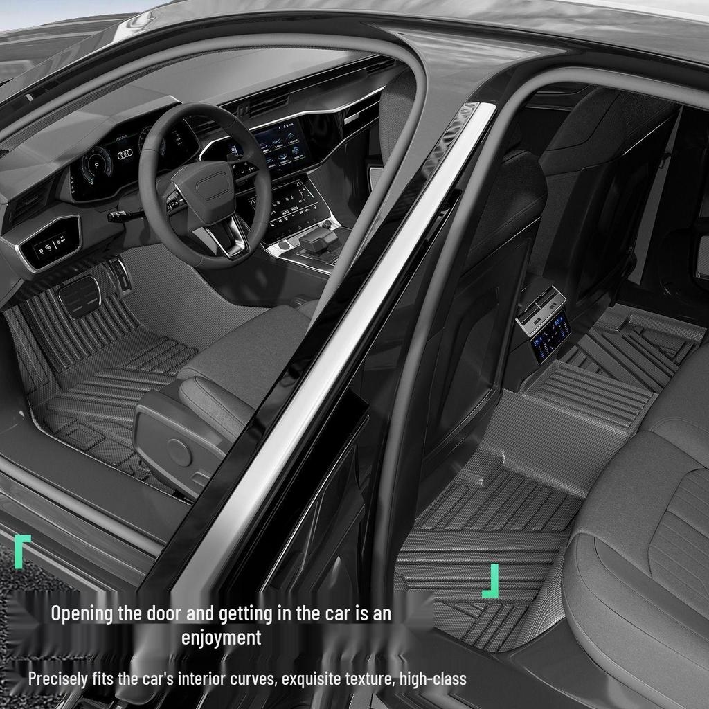 Volkswagen Teramont 17-25 Models All-Inclusive Modified TPE Anti-Slip Floor Mats for Five/Seven-Seater