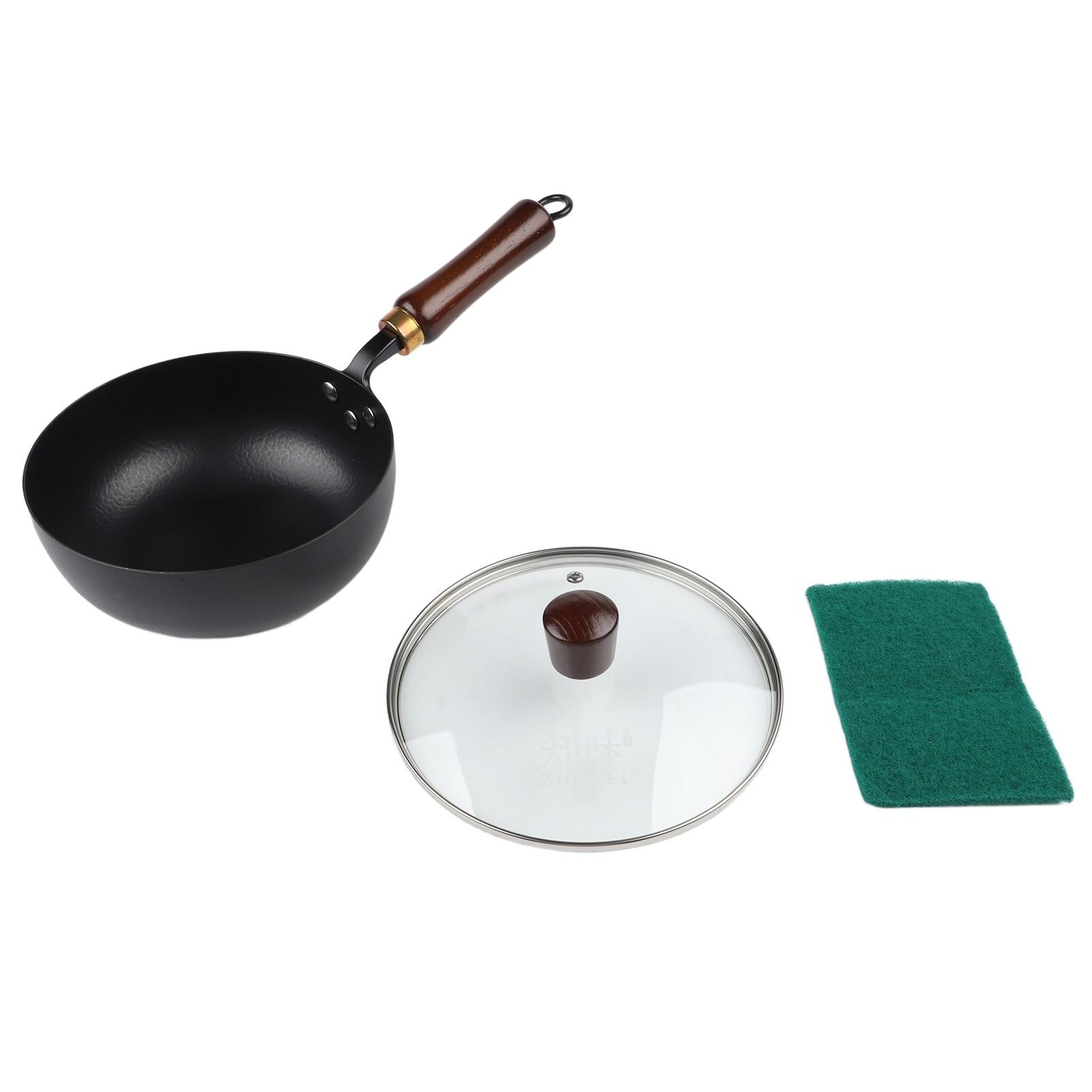 

Abundant Cooking Space Baby Food Cooking Hammered Iron Pot Non Coating Pot 20 scrambled pot