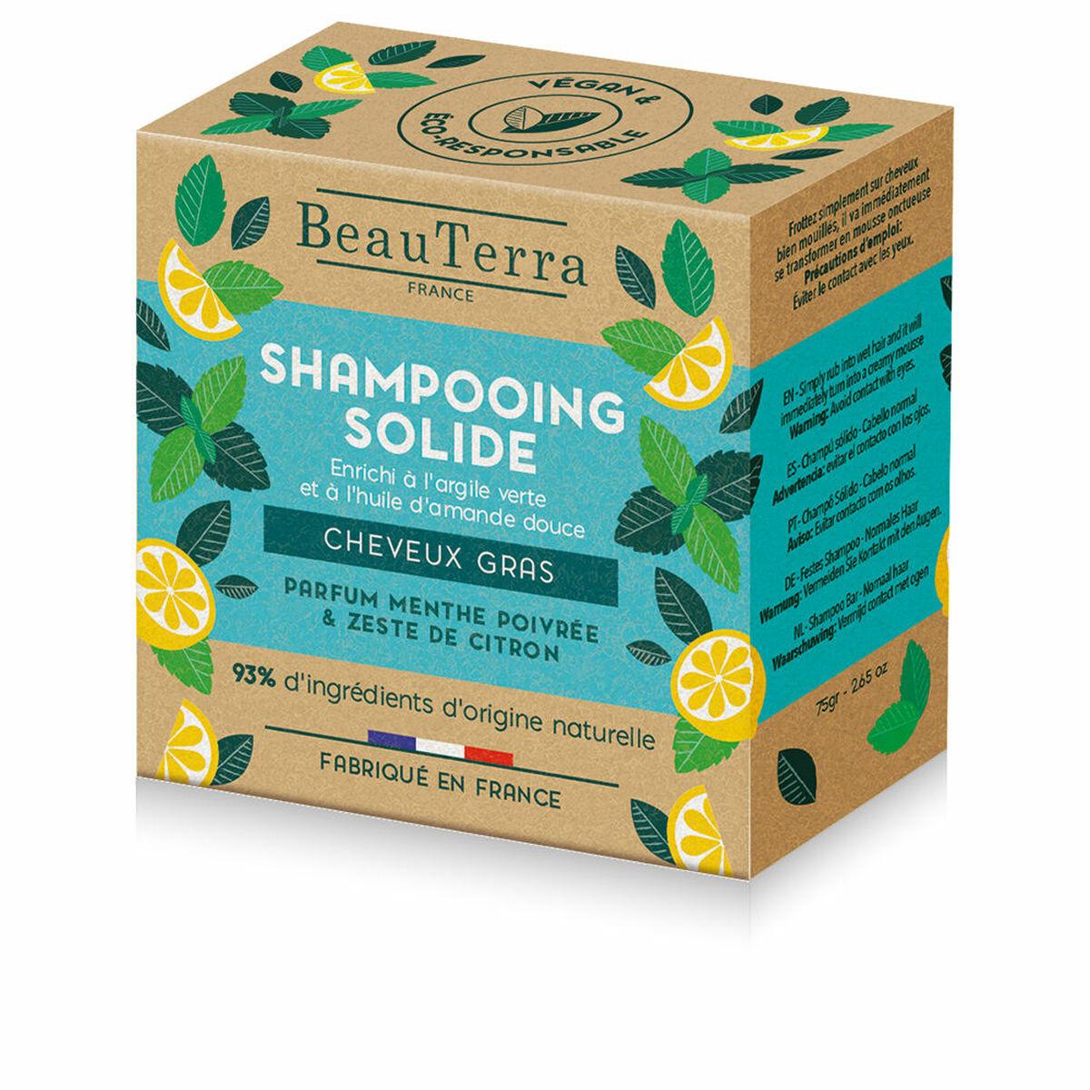 Beauterra Solid Shampoo Mint Lemon 75 g