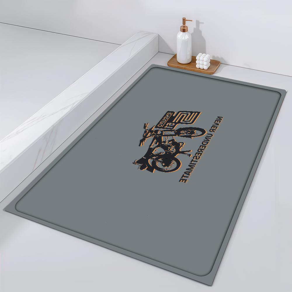 

Door Mat Bedside Motorcycle Logo Entrance S-Simson Bath Floor Decoration Corridor Door Mat Carpet Living Cool Room Balcony 40cm x 60cm