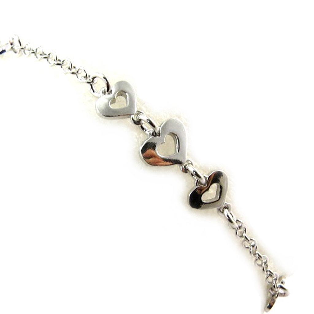 Les Trésors De Lily [N3767] - Silver Bracelet 'Love'