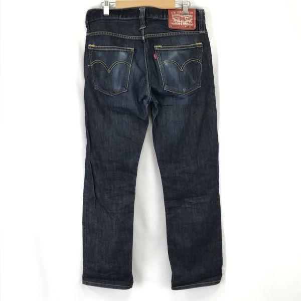 Levi's 504 Straight Denim Pants Men W29 L32 Indigo Japan Tag Trousers cBH616-g