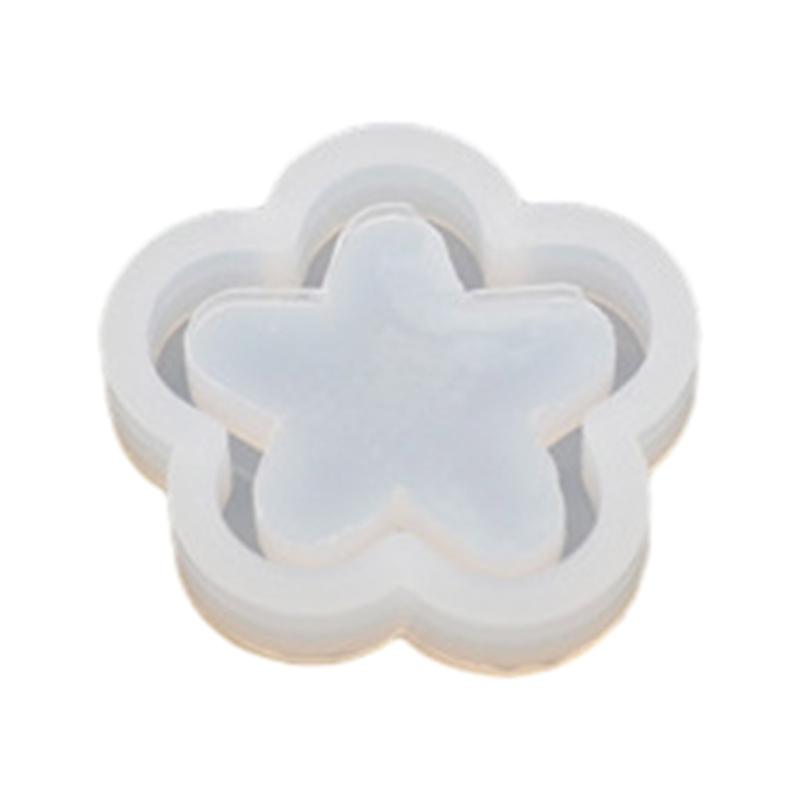 Resin Shaker Mold Quicksand Silicone Mold Casting Epoxy Mold Multi-Shapes Silicone Quicksand Moulds for DIY Keychain