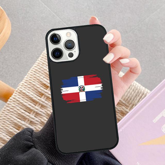 Dominikanische Republik Flagge Handy Hüllen Für iPhone 17 Air 16 16e 15 14 12 13 11 Pro MAX Plus Hülle Fundas