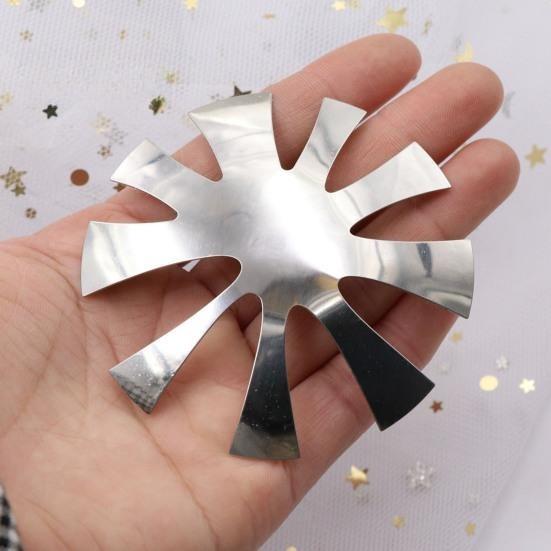 French Manicure Nail Art Making Stainless Steel Acrylic Clipper Plate Module Nail Cutter Plate