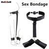 Erotic HandCuffs Mouth Gag BDSM Bondage Restraints Sex Toys for Couples Open Mouth Ball Backhand Cuffs Tied Up Adult