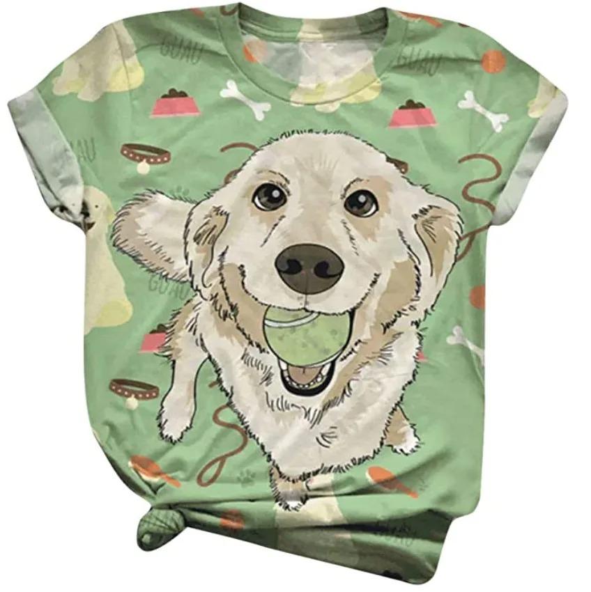 

Милые животные 3D печать летняя женская одежда уличная мода повседневный стиль дышащие футболки с коротким рукавом в стиле Харадзюку 6XL